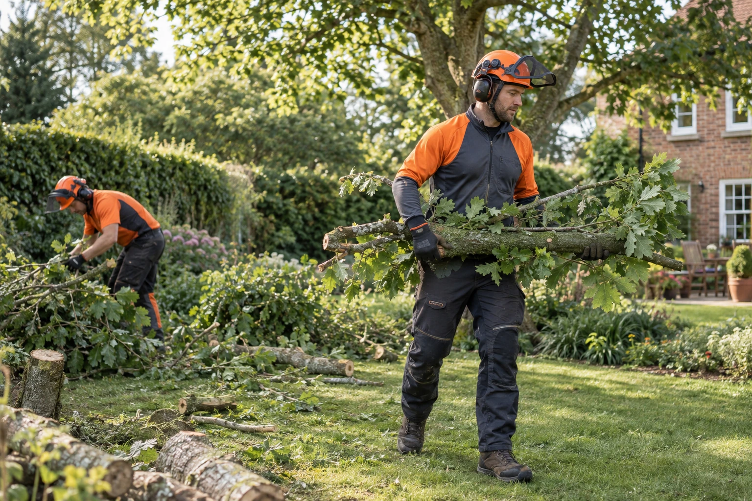 Tree Fellas work illustrated in a newly generated photograph